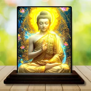Car Dashboard Gautama Buddha Wooden Photo Stand 3x4 Inches, Compact & Stylish Spiritual Display For Car, Home & Office (Pack Of 1) (F49142) Car Dashboard Gautama Buddha Wooden Photo Stand 3x4 Inches, Compact & Stylish Spiritual Display For Car, Home & Office (Pack Of 1) (F49142)