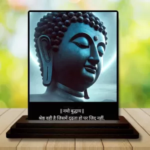 Car Dashboard Gautama Buddha Wooden Photo Stand 3x4 Inches, Compact & Stylish Spiritual Display For Car, Home & Office (Pack Of 1) (F49150) Car Dashboard Gautama Buddha Wooden Photo Stand 3x4 Inches, Compact & Stylish Spiritual Display For Car, Home & Office (Pack Of 1) (F49150)