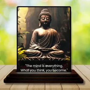 Car Dashboard Gautama Buddha Wooden Photo Stand 3x4 Inches, Compact & Stylish Spiritual Display For Car, Home & Office (Pack Of 1) (F49170) Car Dashboard Gautama Buddha Wooden Photo Stand 3x4 Inches, Compact & Stylish Spiritual Display For Car, Home & Office (Pack Of 1) (F49170)