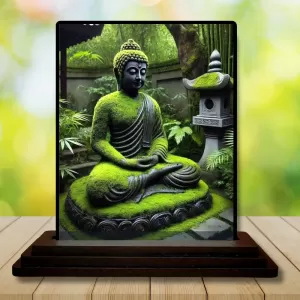Car Dashboard Gautama Buddha Wooden Photo Stand 3x4 Inches, Compact & Stylish Spiritual Display For Car, Home & Office (Pack Of 1) (F49182) Car Dashboard Gautama Buddha Wooden Photo Stand 3x4 Inches, Compact & Stylish Spiritual Display For Car, Home & Office (Pack Of 1) (F49182)