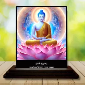 Car Dashboard Gautama Buddha Wooden Photo Stand 3x4 Inches, Compact & Stylish Spiritual Display For Car, Home & Office (Pack Of 1) (F49188) Car Dashboard Gautama Buddha Wooden Photo Stand 3x4 Inches, Compact & Stylish Spiritual Display For Car, Home & Office (Pack Of 1) (F49188)