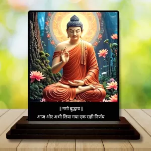 Car Dashboard Gautama Buddha Wooden Photo Stand 3x4 Inches, Compact & Stylish Spiritual Display For Car, Home & Office (Pack Of 1) (F49190) Car Dashboard Gautama Buddha Wooden Photo Stand 3x4 Inches, Compact & Stylish Spiritual Display For Car, Home & Office (Pack Of 1) (F49190)