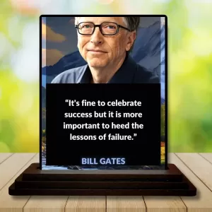 Car Dashboard Bill Gates Wooden Photo Stand 3x4 Inches, Compact & Stylish Spiritual Display For Car, Home & Office (Pack Of 1) (F49192) Car Dashboard Bill Gates Wooden Photo Stand 3x4 Inches, Compact & Stylish Spiritual Display For Car, Home & Office (Pack Of 1) (F49192)