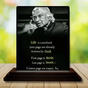 Car Dashboard Abdul Kalam Wooden Photo Stand 3x4 Inches, Compact & Stylish Spiritual Display For Car, Home & Office (Pack Of 1) (F49201) Car Dashboard Abdul Kalam Wooden Photo Stand 3x4 Inches, Compact & Stylish Spiritual Display For Car, Home & Office (Pack Of 1) (F49201)