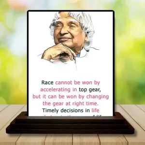 Car Dashboard Abdul Kalam Wooden Photo Stand 3x4 Inches, Compact & Stylish Spiritual Display For Car, Home & Office (Pack Of 1) (F49207) Car Dashboard Abdul Kalam Wooden Photo Stand 3x4 Inches, Compact & Stylish Spiritual Display For Car, Home & Office (Pack Of 1) (F49207)