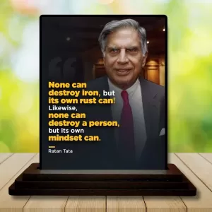 Car Dashboard Shree Ratan Tata Wooden Photo Stand 3x4 Inches, Compact & Stylish Spiritual Display For Car, Home & Office (Pack Of 1) (F49212) Car Dashboard Shree Ratan Tata Wooden Photo Stand 3x4 Inches, Compact & Stylish Spiritual Display For Car, Home & Office (Pack Of 1) (F49212)