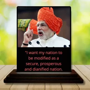 Car Dashboard Narendra Modi Wooden Photo Stand 3x4 Inches, Compact & Stylish Spiritual Display For Car, Home & Office (Pack Of 1) (F49237) Car Dashboard Narendra Modi Wooden Photo Stand 3x4 Inches, Compact & Stylish Spiritual Display For Car, Home & Office (Pack Of 1) (F49237)