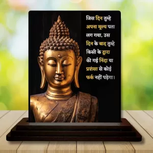 Car Dashboard Gautama Buddha Wooden Photo Stand 3x4 Inches, Compact & Stylish Spiritual Display For Car, Home & Office (Pack Of 1) (F49246) Car Dashboard Gautama Buddha Wooden Photo Stand 3x4 Inches, Compact & Stylish Spiritual Display For Car, Home & Office (Pack Of 1) (F49246)