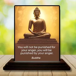 Car Dashboard Gautama Buddha Wooden Photo Stand 3x4 Inches, Compact & Stylish Spiritual Display For Car, Home & Office (Pack Of 1) (F49247) Car Dashboard Gautama Buddha Wooden Photo Stand 3x4 Inches, Compact & Stylish Spiritual Display For Car, Home & Office (Pack Of 1) (F49247)