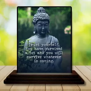 Car Dashboard Gautama Buddha Wooden Photo Stand 3x4 Inches, Compact & Stylish Spiritual Display For Car, Home & Office (Pack Of 1) (F49249) Car Dashboard Gautama Buddha Wooden Photo Stand 3x4 Inches, Compact & Stylish Spiritual Display For Car, Home & Office (Pack Of 1) (F49249)
