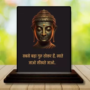 Car Dashboard Gautama Buddha Wooden Photo Stand 3x4 Inches, Compact & Stylish Spiritual Display For Car, Home & Office (Pack Of 1) (F49253) Car Dashboard Gautama Buddha Wooden Photo Stand 3x4 Inches, Compact & Stylish Spiritual Display For Car, Home & Office (Pack Of 1) (F49253)