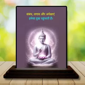 Car Dashboard Gautama Buddha Wooden Photo Stand 3x4 Inches, Compact & Stylish Spiritual Display For Car, Home & Office (Pack Of 1) (F49254) Car Dashboard Gautama Buddha Wooden Photo Stand 3x4 Inches, Compact & Stylish Spiritual Display For Car, Home & Office (Pack Of 1) (F49254)