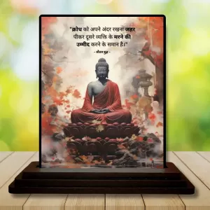 Car Dashboard Gautama Buddha Wooden Photo Stand 3x4 Inches, Compact & Stylish Spiritual Display For Car, Home & Office (Pack Of 1) (F49260) Car Dashboard Gautama Buddha Wooden Photo Stand 3x4 Inches, Compact & Stylish Spiritual Display For Car, Home & Office (Pack Of 1) (F49260)