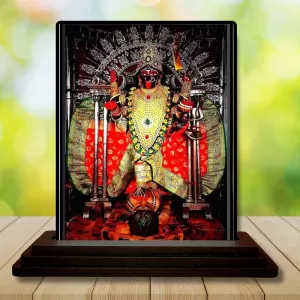 Car Dashboard Goddess Kali Wooden Photo Stand 3x4 Inches, Compact & Stylish Spiritual Display For Car, Home & Office (Pack Of 1) (F49284) Car Dashboard Goddess Kali Wooden Photo Stand 3x4 Inches, Compact & Stylish Spiritual Display For Car, Home & Office (Pack Of 1) (F49284)