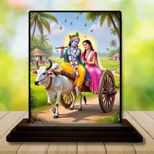 Car Dashboard Shree Krishna Wooden Photo Stand 3x4 Inches, Compact & Stylish Spiritual Display For Car, Home & Office (Pack Of 1) (F49297) Car Dashboard Shree Krishna Wooden Photo Stand 3x4 Inches, Compact & Stylish Spiritual Display For Car, Home & Office (Pack Of 1) (F49297)