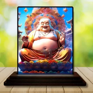 Car Dashboard Budai Wooden Photo Stand 3x4 Inches, Compact & Stylish Spiritual Display For Car, Home & Office (Pack Of 1) (F49318) Car Dashboard Budai Wooden Photo Stand 3x4 Inches, Compact & Stylish Spiritual Display For Car, Home & Office (Pack Of 1) (F49318)