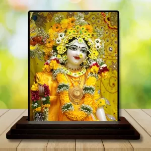 Car Dashboard Shree Krishna Wooden Photo Stand 3x4 Inches, Compact & Stylish Spiritual Display For Car, Home & Office (Pack Of 1) (F49324) Car Dashboard Shree Krishna Wooden Photo Stand 3x4 Inches, Compact & Stylish Spiritual Display For Car, Home & Office (Pack Of 1) (F49324)