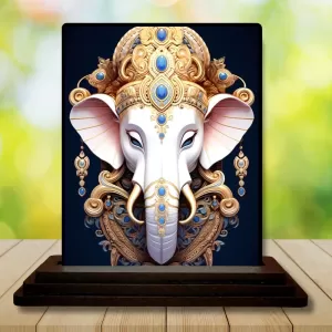 Car Dashboard Ganesha Wooden Photo Stand 3x4 Inches, Compact & Stylish Spiritual Display For Car, Home & Office (Pack Of 1) (F49331) Car Dashboard Ganesha Wooden Photo Stand 3x4 Inches, Compact & Stylish Spiritual Display For Car, Home & Office (Pack Of 1) (F49331)