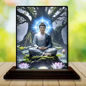 Car Dashboard Buddha Wooden Photo Stand 3x4 Inches, Compact & Stylish Spiritual Display For Car, Home & Office (Pack Of 1) (F49335) Car Dashboard Buddha Wooden Photo Stand 3x4 Inches, Compact & Stylish Spiritual Display For Car, Home & Office (Pack Of 1) (F49335)