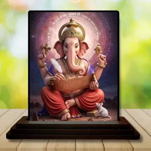 Car Dashboard Ganesha Wooden Photo Stand 3x4 Inches, Compact & Stylish Spiritual Display For Car, Home & Office (Pack Of 1) (F49336) Car Dashboard Ganesha Wooden Photo Stand 3x4 Inches, Compact & Stylish Spiritual Display For Car, Home & Office (Pack Of 1) (F49336)