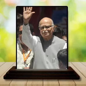 Car Dashboard Shree Lalkrishna Advani Wooden Photo Stand 3x4 Inches, Compact & Stylish Spiritual Display For Car, Home & Office (Pack Of 1) (F49342) Car Dashboard Shree Lalkrishna Advani Wooden Photo Stand 3x4 Inches, Compact & Stylish Spiritual Display For Car, Home & Office (Pack Of 1) (F49342)