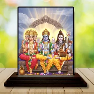 Car Dashboard Lord Brahma Lord Vishnu Lord Shiva Wooden Photo Stand 3x4 Inches, Compact & Stylish Spiritual Display For Car, Home & Office (Pack Of 1) (F49353) Car Dashboard Lord Brahma Lord Vishnu Lord Shiva Wooden Photo Stand 3x4 Inches, Compact & Stylish Spiritual Display For Car, Home & Office (Pack Of 1) (F49353)