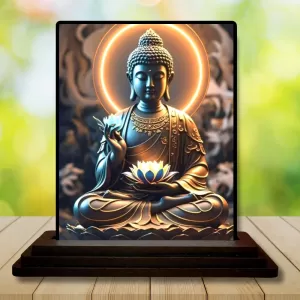Car Dashboard Buddha Wooden Photo Stand 3x4 Inches, Compact & Stylish Spiritual Display For Car, Home & Office (Pack Of 1) (F49355) Car Dashboard Buddha Wooden Photo Stand 3x4 Inches, Compact & Stylish Spiritual Display For Car, Home & Office (Pack Of 1) (F49355)