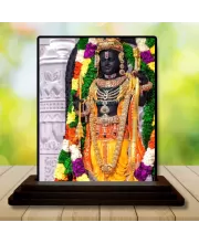 Car Dashboard Ram Wooden Photo Stand  3x4 Inches, Compact & Stylish Spiritual Display For Car, Home & Office (Pack Of 1) (F49359)