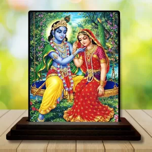Car Dashboard Shree Krishna And Shree Radha Wooden Photo Stand 3x4 Inches, Compact & Stylish Spiritual Display For Car, Home & Office (Pack Of 1) (F49366) Car Dashboard Shree Krishna And Shree Radha Wooden Photo Stand 3x4 Inches, Compact & Stylish Spiritual Display For Car, Home & Office (Pack Of 1) (F49366)