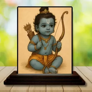 Car Dashboard Shree Krishna Wooden Photo Stand 3x4 Inches, Compact & Stylish Spiritual Display For Car, Home & Office (Pack Of 1) (F49367) Car Dashboard Shree Krishna Wooden Photo Stand 3x4 Inches, Compact & Stylish Spiritual Display For Car, Home & Office (Pack Of 1) (F49367)