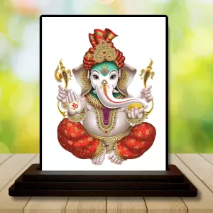 Car Dashboard Lord Ganesha Wooden Photo Stand 3x4 Inches, Compact & Stylish Spiritual Display For Car, Home & Office (Pack Of 1) (F49369) Car Dashboard Lord Ganesha Wooden Photo Stand 3x4 Inches, Compact & Stylish Spiritual Display For Car, Home & Office (Pack Of 1) (F49369)