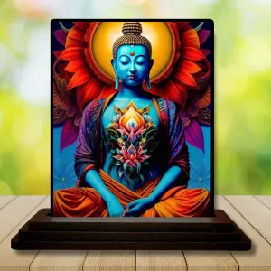 Car Dashboard Buddha Wooden Photo Stand 3x4 Inches, Compact & Stylish Spiritual Display For Car, Home & Office (Pack Of 1) (F49375) Car Dashboard Buddha Wooden Photo Stand 3x4 Inches, Compact & Stylish Spiritual Display For Car, Home & Office (Pack Of 1) (F49375)
