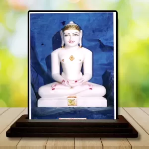 Car Dashboard Bhagwan Mahavir Wooden Photo Stand 3x4 Inches, Compact & Stylish Spiritual Display For Car, Home & Office (Pack Of 1) (F49377) Car Dashboard Bhagwan Mahavir Wooden Photo Stand 3x4 Inches, Compact & Stylish Spiritual Display For Car, Home & Office (Pack Of 1) (F49377)