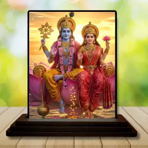 Car Dashboard Lakshmi And Vishnu Wooden Photo Stand 3x4 Inches, Compact & Stylish Spiritual Display For Car, Home & Office (Pack Of 1) (F49380) Car Dashboard Lakshmi And Vishnu Wooden Photo Stand 3x4 Inches, Compact & Stylish Spiritual Display For Car, Home & Office (Pack Of 1) (F49380)