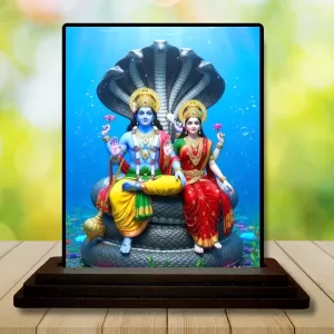 Car Dashboard Vishnu And Lakshmi Wooden Photo Stand 3x4 Inches, Compact & Stylish Spiritual Display For Car, Home & Office (Pack Of 1) (F49383) Car Dashboard Vishnu And Lakshmi Wooden Photo Stand 3x4 Inches, Compact & Stylish Spiritual Display For Car, Home & Office (Pack Of 1) (F49383)