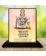Car Dashboard Saraswati Wooden Photo Stand  3x4 Inches, Compact & Stylish Spiritual Display For Car, Home & Office (Pack Of 1) (F49414)