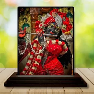Car Dashboard Krishna Wooden Photo Stand 3x4 Inches, Compact & Stylish Spiritual Display For Car, Home & Office (Pack Of 1) (F49443) Car Dashboard Krishna Wooden Photo Stand 3x4 Inches, Compact & Stylish Spiritual Display For Car, Home & Office (Pack Of 1) (F49443)