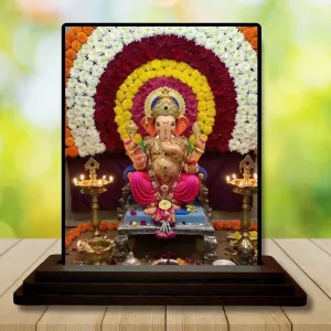 Car Dashboard Ganesha Wooden Photo Stand 3x4 Inches, Compact & Stylish Spiritual Display For Car, Home & Office (Pack Of 1) (F49467) Car Dashboard Ganesha Wooden Photo Stand 3x4 Inches, Compact & Stylish Spiritual Display For Car, Home & Office (Pack Of 1) (F49467)