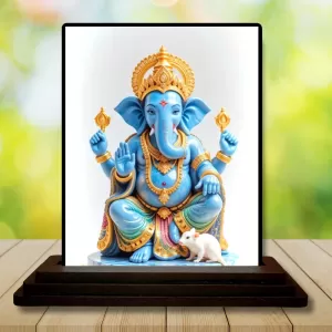 Car Dashboard Ganesha Wooden Photo Stand 3x4 Inches, Compact & Stylish Spiritual Display For Car, Home & Office (Pack Of 1) (F49469) Car Dashboard Ganesha Wooden Photo Stand 3x4 Inches, Compact & Stylish Spiritual Display For Car, Home & Office (Pack Of 1) (F49469)