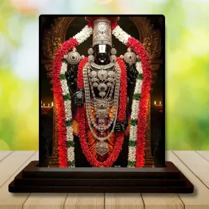 Car Dashboard Lord Venkateswara Wooden Photo Stand 3x4 Inches, Compact & Stylish Spiritual Display For Car, Home & Office (Pack Of 1) (F49471) Car Dashboard Lord Venkateswara Wooden Photo Stand 3x4 Inches, Compact & Stylish Spiritual Display For Car, Home & Office (Pack Of 1) (F49471)