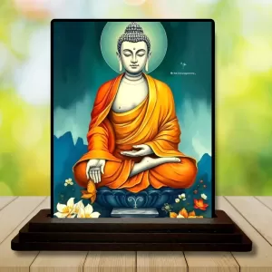 Car Dashboard Buddha Wooden Photo Stand 3x4 Inches, Compact & Stylish Spiritual Display For Car, Home & Office (Pack Of 1) (F49480) Car Dashboard Buddha Wooden Photo Stand 3x4 Inches, Compact & Stylish Spiritual Display For Car, Home & Office (Pack Of 1) (F49480)
