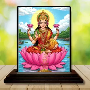 Car Dashboard Lakshmi Wooden Photo Stand 3x4 Inches, Compact & Stylish Spiritual Display For Car, Home & Office (Pack Of 1) (F49485) Car Dashboard Lakshmi Wooden Photo Stand 3x4 Inches, Compact & Stylish Spiritual Display For Car, Home & Office (Pack Of 1) (F49485)