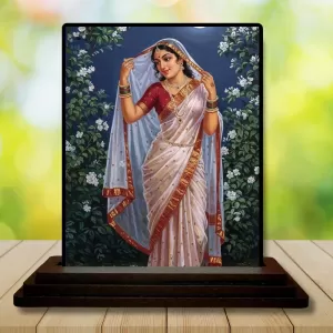 Car Dashboard Radha Wooden Photo Stand 3x4 Inches, Compact & Stylish Spiritual Display For Car, Home & Office (Pack Of 1) (F49501) Car Dashboard Radha Wooden Photo Stand 3x4 Inches, Compact & Stylish Spiritual Display For Car, Home & Office (Pack Of 1) (F49501)