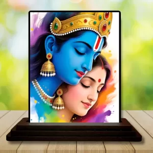 Car Dashboard Krishna Wooden Photo Stand 3x4 Inches, Compact & Stylish Spiritual Display For Car, Home & Office (Pack Of 1) (F49509) Car Dashboard Krishna Wooden Photo Stand 3x4 Inches, Compact & Stylish Spiritual Display For Car, Home & Office (Pack Of 1) (F49509)