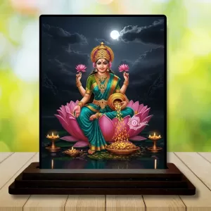 Car Dashboard Lakshmi Wooden Photo Stand 3x4 Inches, Compact & Stylish Spiritual Display For Car, Home & Office (Pack Of 1) (F49510) Car Dashboard Lakshmi Wooden Photo Stand 3x4 Inches, Compact & Stylish Spiritual Display For Car, Home & Office (Pack Of 1) (F49510)