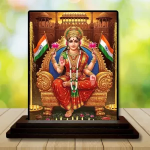 Car Dashboard Lakshmi Wooden Photo Stand 3x4 Inches, Compact & Stylish Spiritual Display For Car, Home & Office (Pack Of 1) (F49516) Car Dashboard Lakshmi Wooden Photo Stand 3x4 Inches, Compact & Stylish Spiritual Display For Car, Home & Office (Pack Of 1) (F49516)