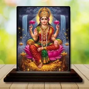 Car Dashboard Lakshmi Wooden Photo Stand 3x4 Inches, Compact & Stylish Spiritual Display For Car, Home & Office (Pack Of 1) (F49517) Car Dashboard Lakshmi Wooden Photo Stand 3x4 Inches, Compact & Stylish Spiritual Display For Car, Home & Office (Pack Of 1) (F49517)