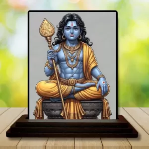 Car Dashboard Lord Shiva Wooden Photo Stand 3x4 Inches, Compact & Stylish Spiritual Display For Car, Home & Office (Pack Of 1) (F49519) Car Dashboard Lord Shiva Wooden Photo Stand 3x4 Inches, Compact & Stylish Spiritual Display For Car, Home & Office (Pack Of 1) (F49519)