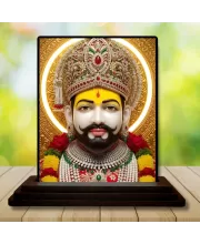 Car Dashboard Hanuman Wooden Photo Stand  3x4 Inches, Compact & Stylish Spiritual Display For Car, Home & Office (Pack Of 1) (F49529)