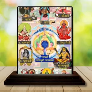 Car Dashboard Navaratri NavGoddess Durga Wooden Photo Stand 3x4 Inches, Compact & Stylish Spiritual Display For Car, Home & Office (Pack Of 1) (F49536) Car Dashboard Navaratri NavGoddess Durga Wooden Photo Stand 3x4 Inches, Compact & Stylish Spiritual Display For Car, Home & Office (Pack Of 1) (F49536)